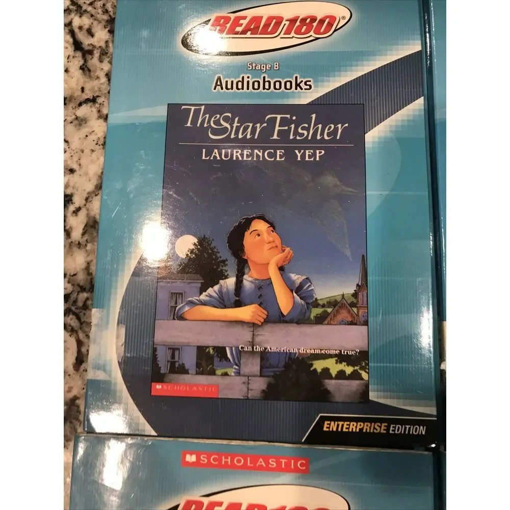 Scholastic Read180 Audiobooks Stage B*6 Book Lot. Holes, Flight‎ 116, Yuck +3